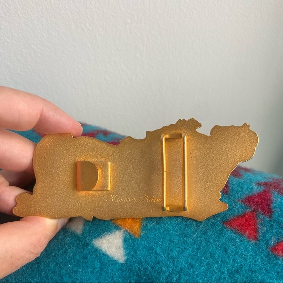 Maureen Elaine Horse Enamelled Buckle - Picture 3 of 4